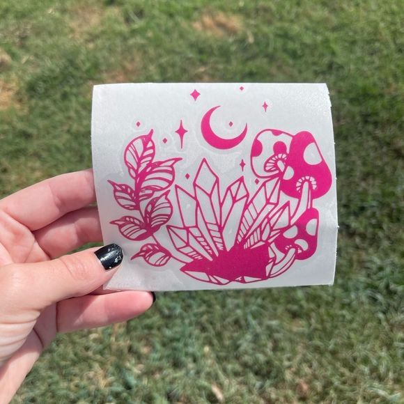 Crystal Mushrooms Vinyl Decal - Picture 6 of 10